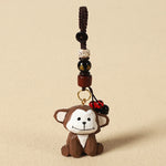 FREE Today: Wisdom and Peace Chinese Zodiac Linden Wood Engraved Plum Blossom Peace Safe Om Mani Padme Hum Key Chain