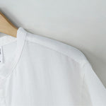 Buddha Stones Summer Minimalist Mandarin Collar Frog Button Solid Men's Short Sleeve Shirt
