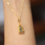 Buddha Stones 925 Sterling Silver Hetian Jade Peanut Good Things Happen Prosperity Necklace Pendant