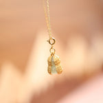 Buddha Stones 925 Sterling Silver Hetian Jade Peanut Good Things Happen Prosperity Necklace Pendant