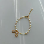 Buddha Stones Pearl Bead Peanut Good Things Happen Wisdom Bracelet
