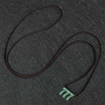 Buddha Stones Natural Green Jade 777 Angel Number Prosperity Necklace Pendant