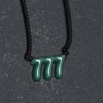Buddha Stones Natural Green Jade 777 Angel Number Prosperity Necklace Pendant