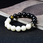 FREE Today: Peace Strength Black Obsidian Bodhi Seed Yin Yang Nine-Character Mantra Mountain Ghosts Spend Money Bracelet