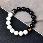 FREE Today: Peace Strength Black Obsidian Bodhi Seed Yin Yang Nine-Character Mantra Mountain Ghosts Spend Money Bracelet