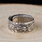 FREE Today: Luck and Wealth Pixiu Heart Sutra Copper Adjustable Ring