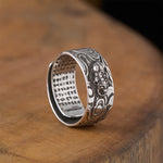 FREE Today: Luck and Wealth Pixiu Heart Sutra Copper Adjustable Ring