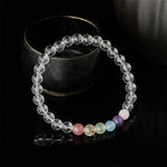 Buddha Stones Natural Clear Quartz Multiple Crystal Healing Bracelet
