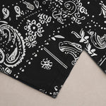 Buddha Stones Cotton Cashew Flowers Paisley Pattern Men's Tapered Pants With Pockets