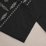 Buddha Stones Cotton Bandana Mosaic Pattern Men's Tapered Pants With Pockets