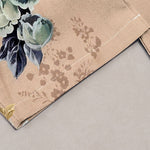 Buddha Stones Pure Cotton Oriental Crane Fan Pattern Women's Elastic Waist Pants With Pockets