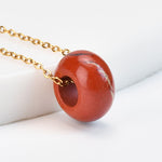 FREE Today: Self-care and Healing Natural Rose Quartz Green Aventurine Round Crystal Necklace