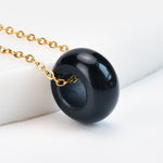 FREE Today: Self-care and Healing Natural Rose Quartz Green Aventurine Round Crystal Necklace