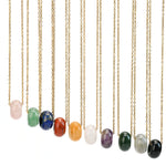 FREE Today: Self-care and Healing Natural Rose Quartz Green Aventurine Round Crystal Necklace