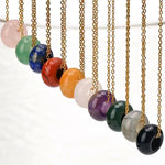 FREE Today: Self-care and Healing Natural Rose Quartz Green Aventurine Round Crystal Necklace