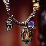 Buddha Stones Copper Buddha Braided Rope Compassion Bracelet