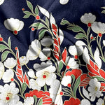 Buddha Stones Pure Cotton Bohemian Floral Cloud Pattern Women's Elastic Waist Pants With Pockets