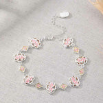 FREE Today: New Beginning and Balance Copper Enamel Lotus Floral Bracelet