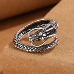 FREE Today: Strength and Protection Copper Dragon Vintage Adjustable Open Ring