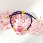 FREE Today: Protection Strength Resin Handmade Birth Flower Adjustable Braided Rope Bracelet