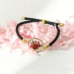 FREE Today: Protection Strength Resin Handmade Birth Flower Adjustable Braided Rope Bracelet