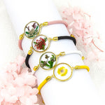 FREE Today: Protection Strength Resin Handmade Birth Flower Adjustable Braided Rope Bracelet
