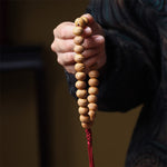 Buddha Stones Phoenix Eye Bodhi Wisdom Tibetan Engraved Tassel Wrist Mala
