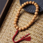 Buddha Stones Phoenix Eye Bodhi Wisdom Tibetan Engraved Tassel Wrist Mala