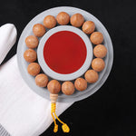 Buddha Stones Phoenix Eye Bodhi Wisdom Hand Carved Ethnic Wrist Mala