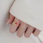 FREE Today: Luck and Success Copper Koi Fish Pearl Inspired Adjustable Ring