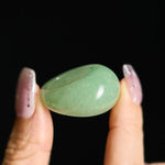 Buddha Stones Natural Green Aventurine Wide Balance Ring