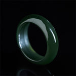 FREE Today: Healing and Luck Natural Cyan Jade Ring