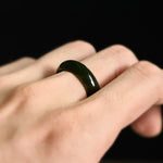 FREE Today: Healing and Luck Natural Cyan Jade Ring
