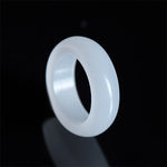 FREE Today: Luck and Wealth Natural Golden Silk Jade Ring