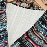 Buddha Stones Summer Bohemian Stripes V-Neck Women's Summer Sleeveless Dress