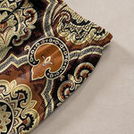 Buddha Stones Cotton Mandala Paisley Geometry Pattern Men's Tapered Pants With Pockets