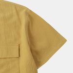 Buddha Stones Summer Casual Solid Buttons Men's Short Sleeve Shirts With Decorative Pockets