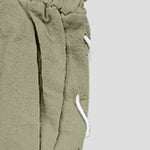Buddha Stones Summer Casual Drawstring Side Slit Solid Bermuda Shorts Men's Straight Leg Pants With Pockets