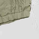 Buddha Stones Summer Casual Drawstring Side Slit Solid Bermuda Shorts Men's Straight Leg Pants With Pockets
