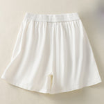 Buddha Stones Summer Casual Decorative Buttons Solid Women's Shorts With Pockets