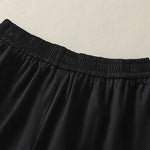 Buddha Stones Summer Casual Decorative Buttons Solid Women's Shorts With Pockets