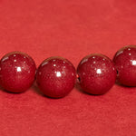 Buddha Stones Cinnabar White Cat's Eye Calm Bracelet