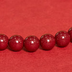 Buddha Stones Cinnabar White Cat's Eye Calm Bracelet