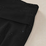 Buddha Stones Cotton Linen Lotus Crane Pattern Women's Elastic Waist Wide Leg Pants With Pockets
