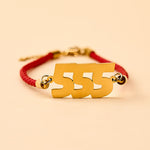 Buddha Stones Angel Numbers Titanium Steel Adjustable String Faith Bracelet
