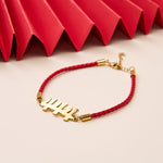 Buddha Stones Angel Numbers Titanium Steel Adjustable String Faith Bracelet