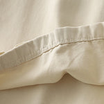 Buddha Stones Spring Casual Solid Cotton Ruffle Hem Women's Wide Leg Pants With Pockets