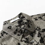 Buddha Stones Summer Casual Button-Up Floral Men's Short Sleeve Shirt With Decorative Pocket