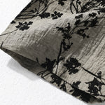 Buddha Stones Summer Casual Button-Up Floral Men's Short Sleeve Shirt With Decorative Pocket
