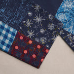 Buddha Stones Cotton Patchwork Floral Pattern Men's Tapered Pants With Pockets